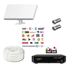 KIT Satellite Antenne plate Selfsat H30D + TNTSAT