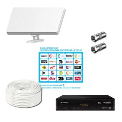 Kit Satellite Antenne plate Selfsat H30D + Dreambox DM520