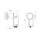 LNB Single Long Neck Inverto Red 40mm