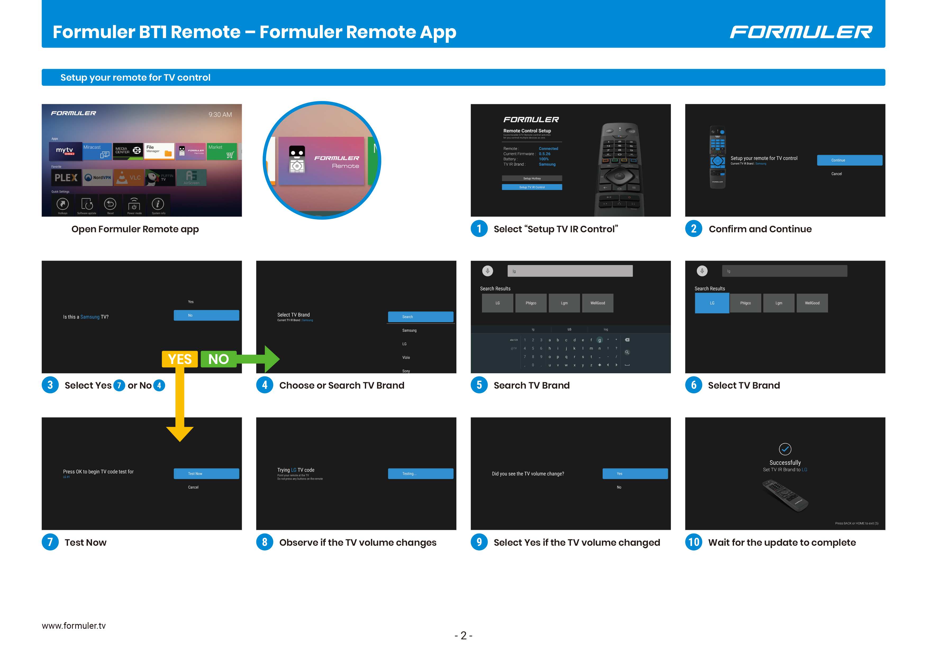 Mode d'emploi Formuler Z10 SE (Français - 32 des pages)