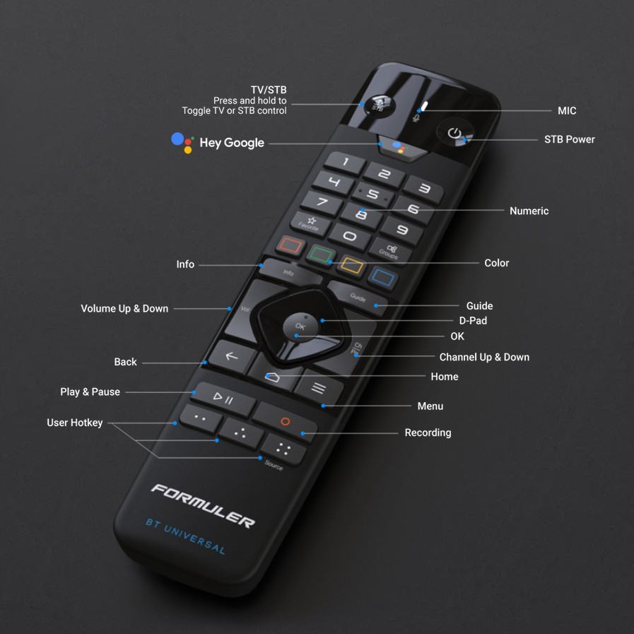 Tout sur les télécommandes FORMULER - ALL MEDIA CENTER